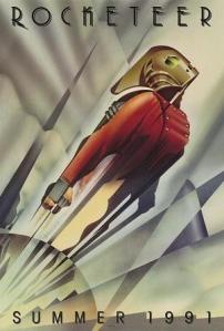 Poster for the Art Deco film Rocketeer